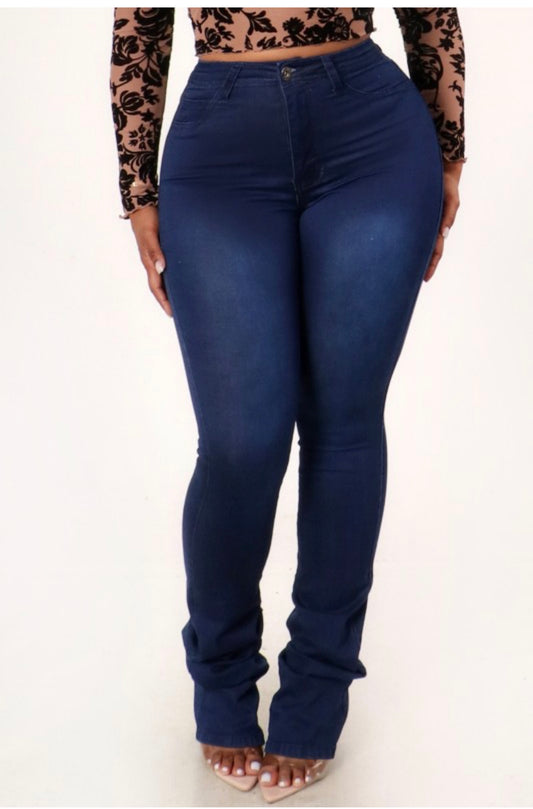 She Stacked Stretch Denim Jeans