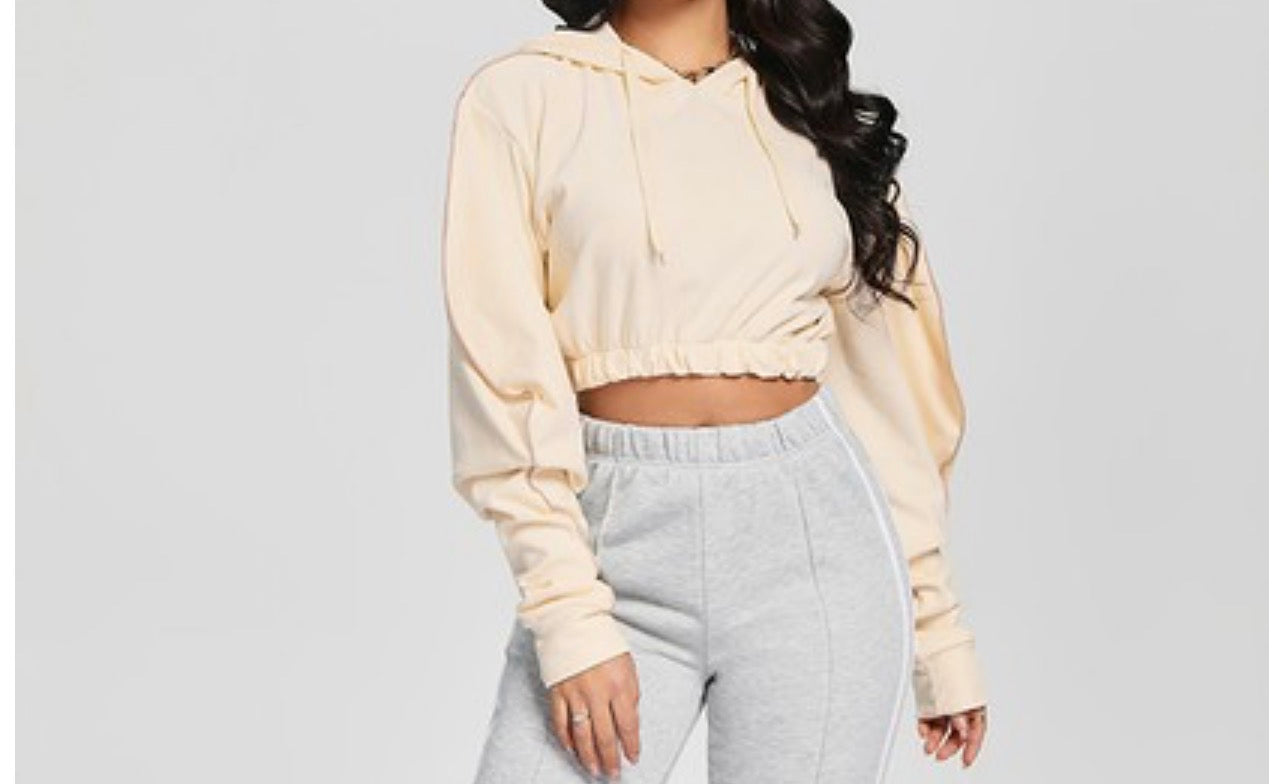 Apricot Crop Hoodie