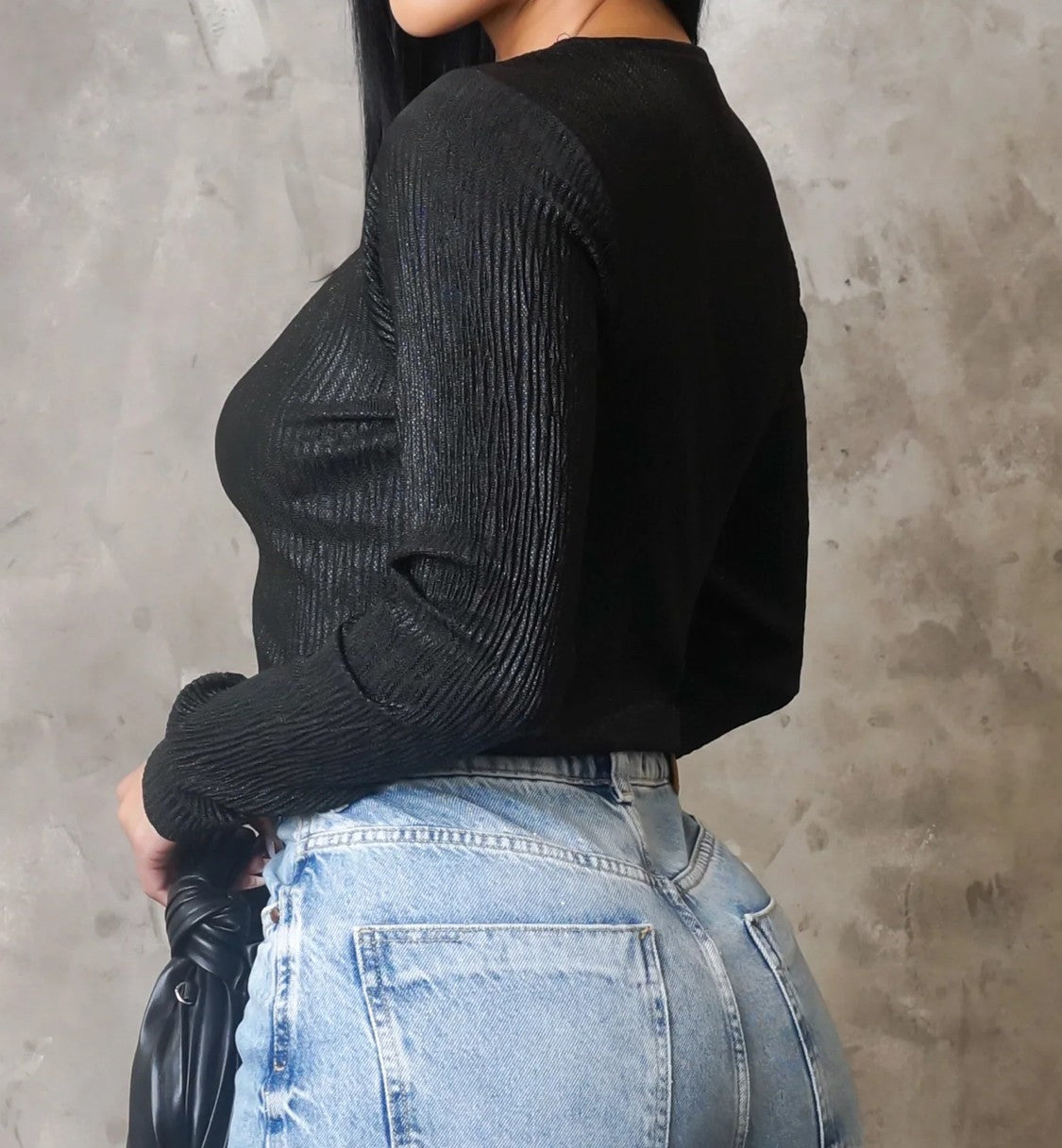 Black Sparkle Top