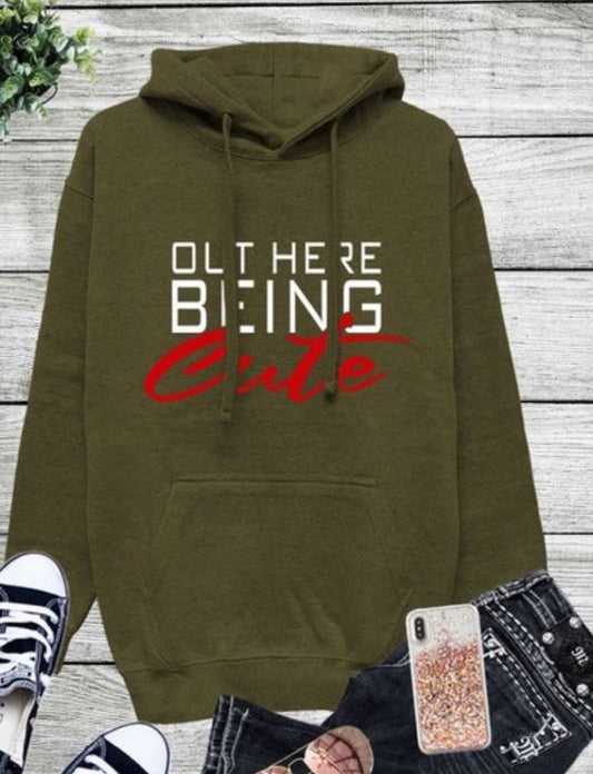 Being Cute Hoodie