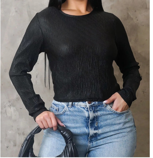 Black Sparkle Top